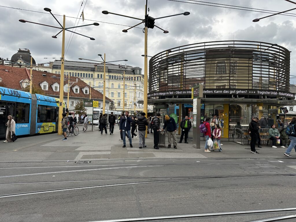 Das Rondeau zentral am Jakominiplatz